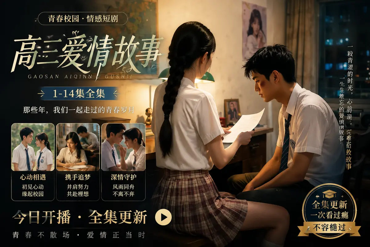 AI魔改真人短剧,青涩心动,现实压力,国产哥哥相关资源图片